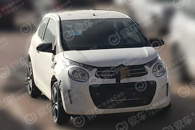 雪铁龙C1路试谍照,雪铁龙新车型，雪铁龙C1外观内饰