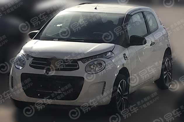 雪铁龙C1路试谍照,雪铁龙新车型，雪铁龙C1外观内饰