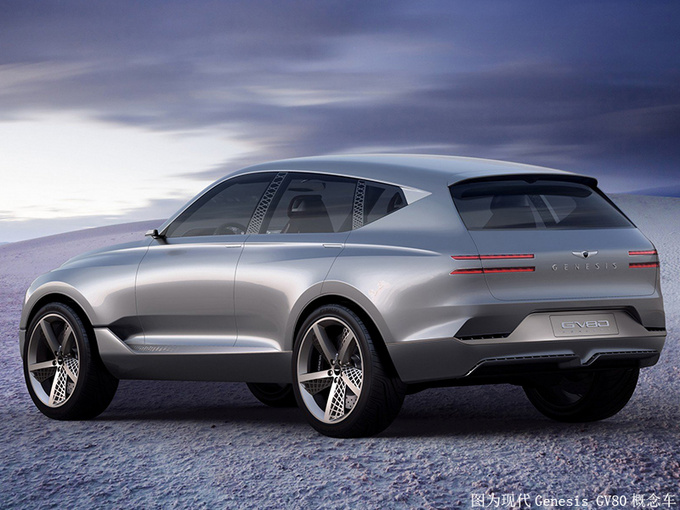 SUV，现代大型豪华SUV,现代捷恩斯GV80，现代Genesis GV80