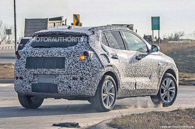 别克全新昂科拉海外谍照,别克全新昂科拉9速自动变速箱，别克全新车型