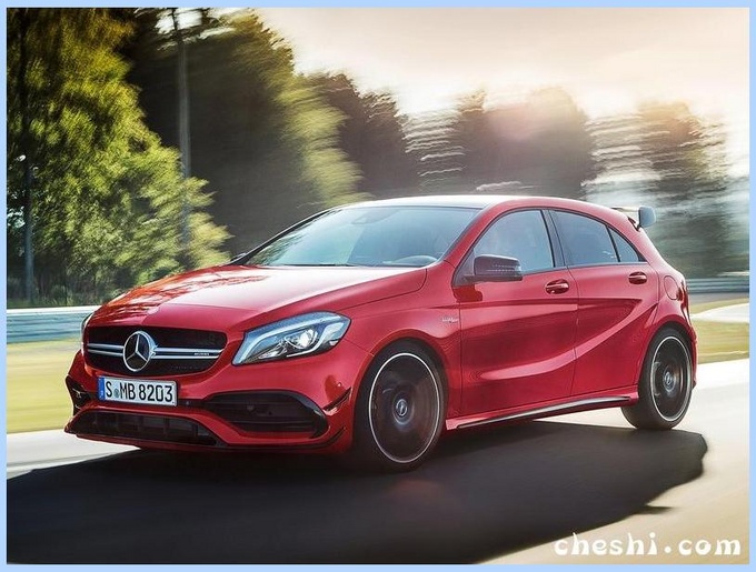 奔驰全新A级性能版,奔驰奥迪，梅赛德斯A45谍照