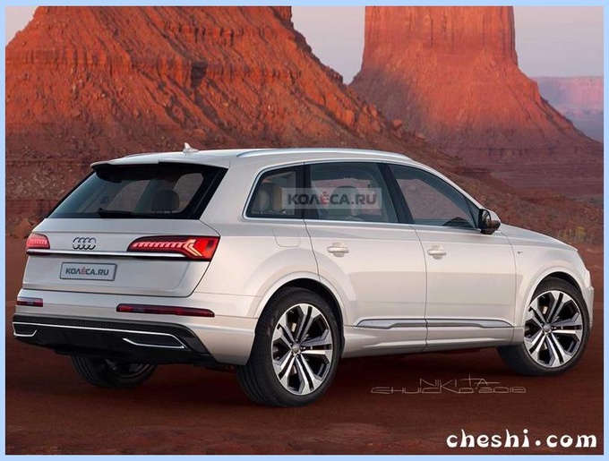 奥迪全新Q7,奥迪Q7渲染图，奥迪Q7上市