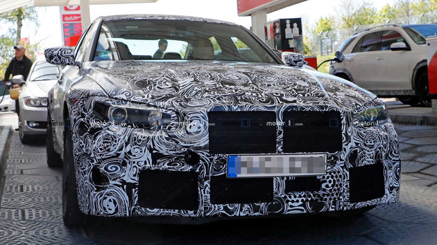 新宝马M3内饰,新宝马M3谍照