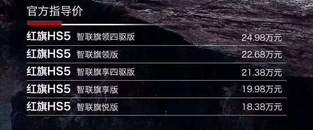 SUV，红旗SUV,红旗HS5