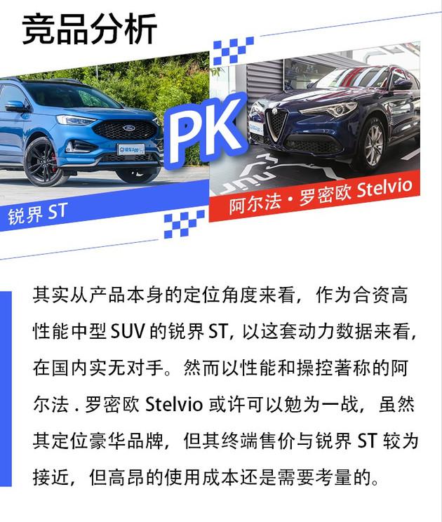 福特锐界ST正式上市