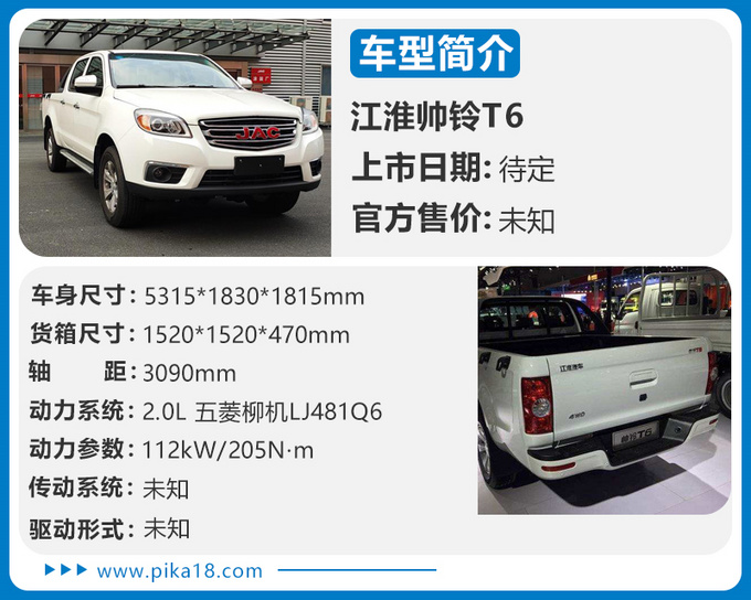 国六皮卡,皮卡
