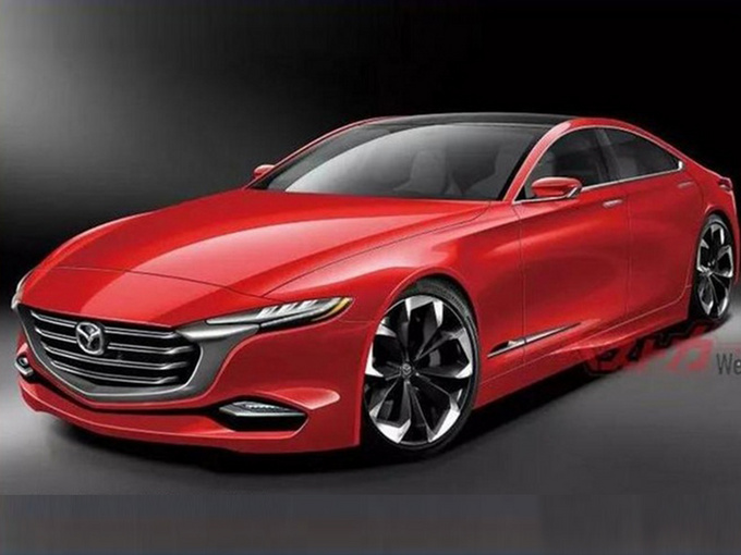 前瞻技术，马自达配直列6缸+纵置后驱,全新马自达6