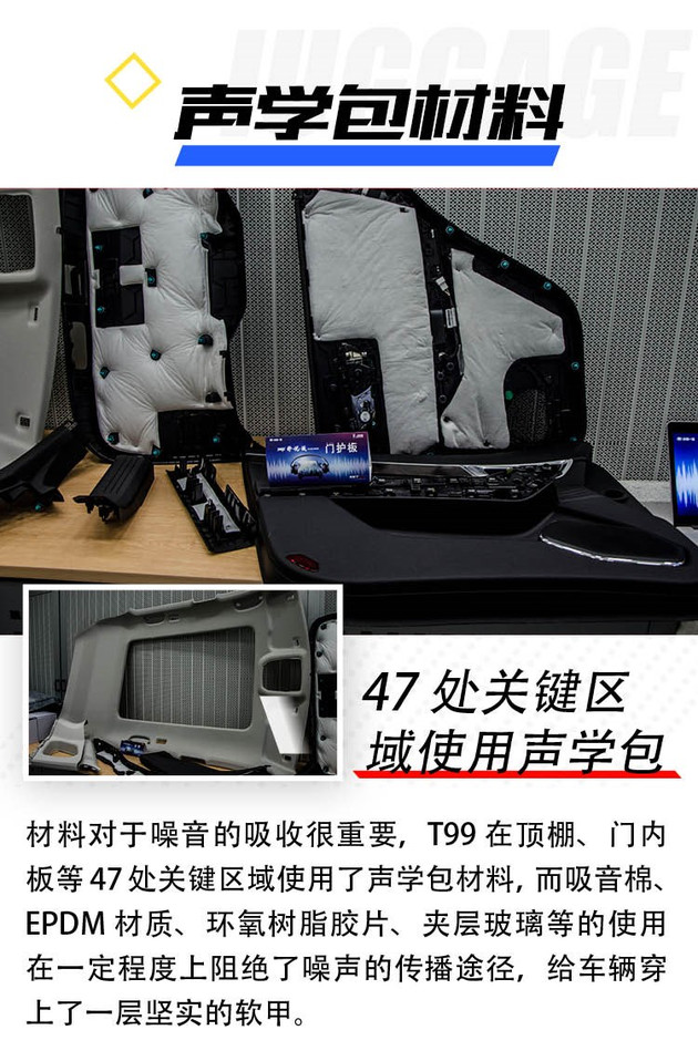 奔腾T99,车辆振动控制，解锁静谧开关