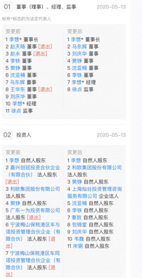 理想汽车回应注册资本减少近3亿  称目的在于组织架构优化