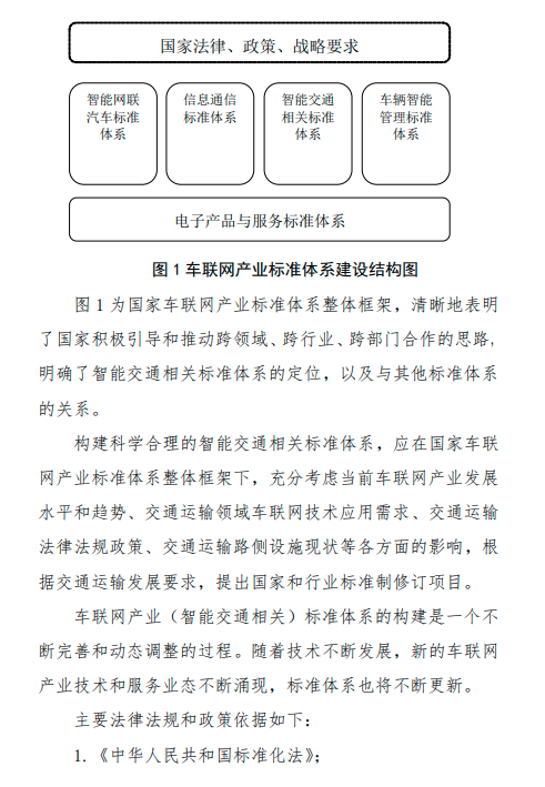 交通部：到2022年底初步构建支撑车联网应用和产业发展的标准体系