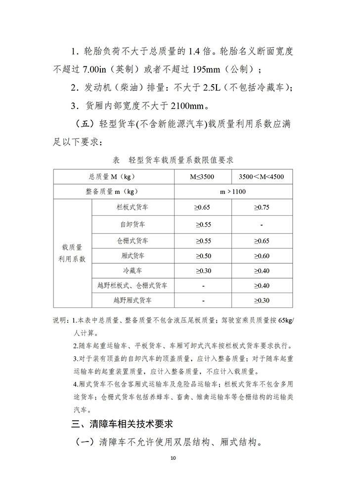 工信部、公安部两部委公布轻型货车相关技术要求