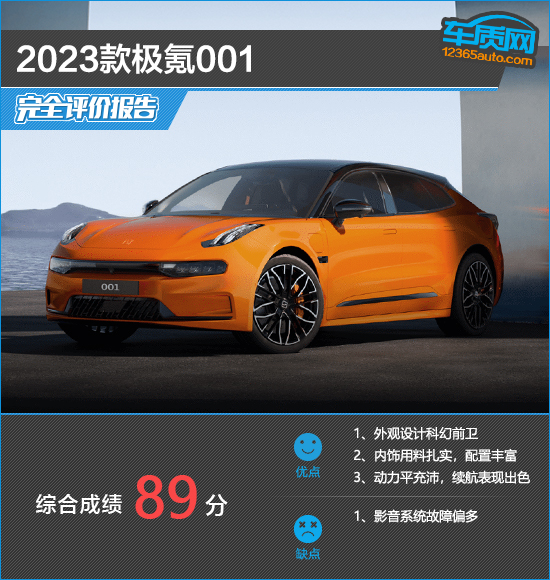 2023款极氪001完全评价报告