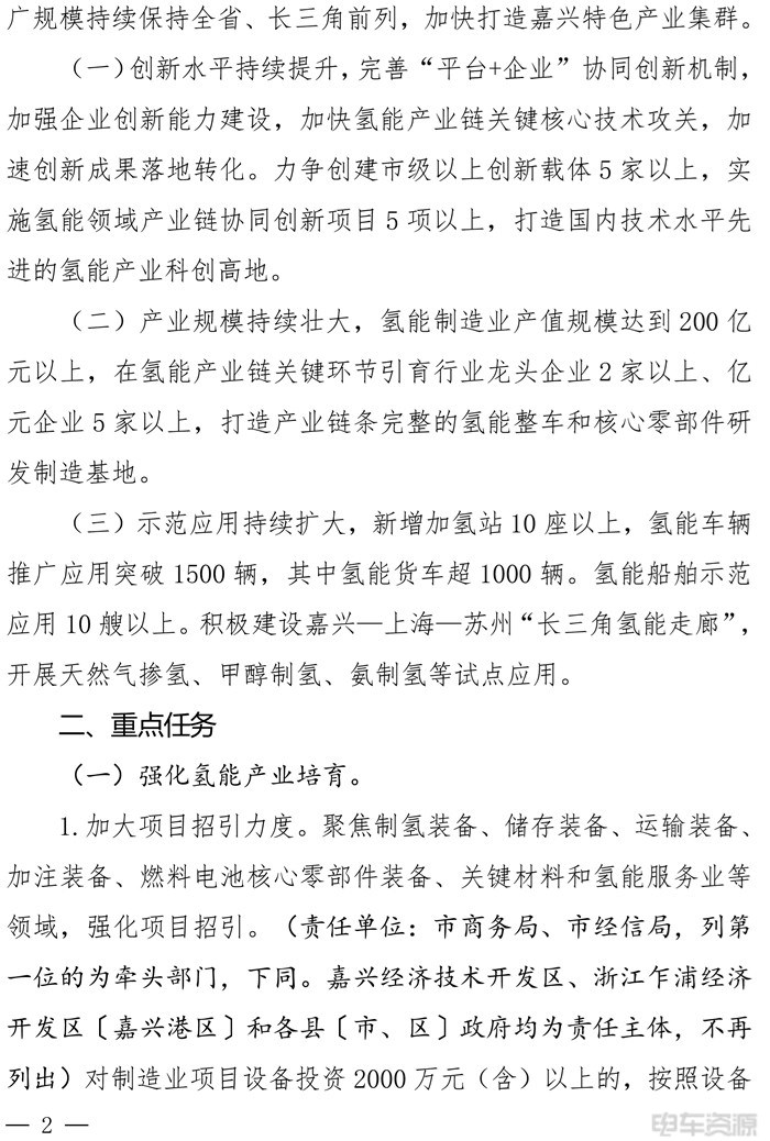 嘉兴：氢能货车推广超1000辆