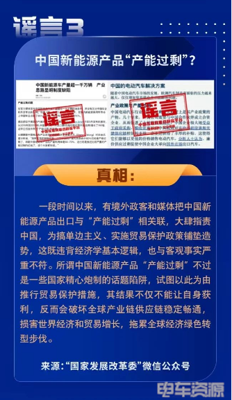 行业资讯|新能源产品过剩？网信办在线辟谣！