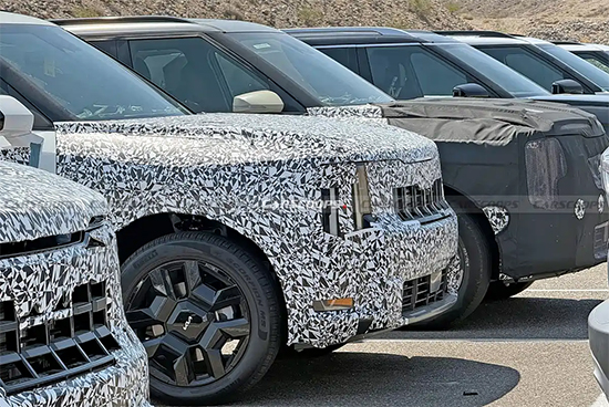 定位大型SUV 全新起亚Telluride谍照曝光