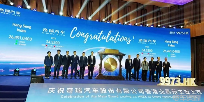 市值逼近2000亿！奇瑞港股上市，成2025年最大车企IPO