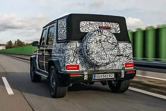 计划2026年上市 曝全新奔驰G级敞篷版谍照