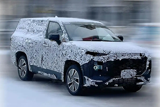 或命名为T1T 奇瑞全尺寸SUV谍照曝光