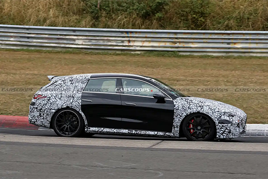 全新AMG纯电CLA Shooting Brake谍照曝光