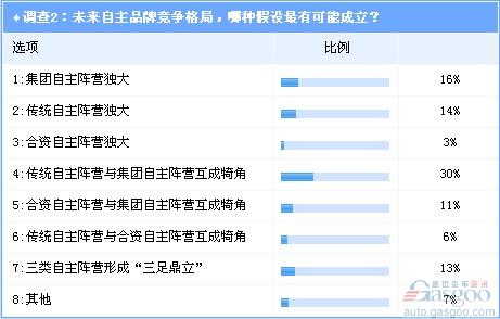 荣威 调查 合资企业 启辰 自主品牌 宝骏