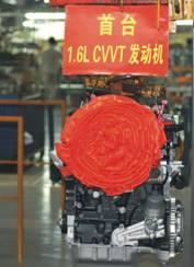 神龙汽车1.6L CVVT发动机投产