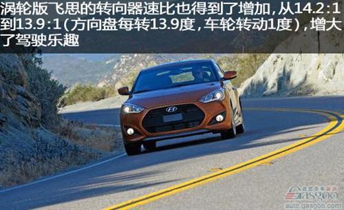 2013款现代飞思涡轮增压版:底盘与内饰