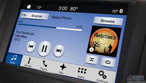 黑莓击败微软：福特公开SYNC 3智能触屏系统