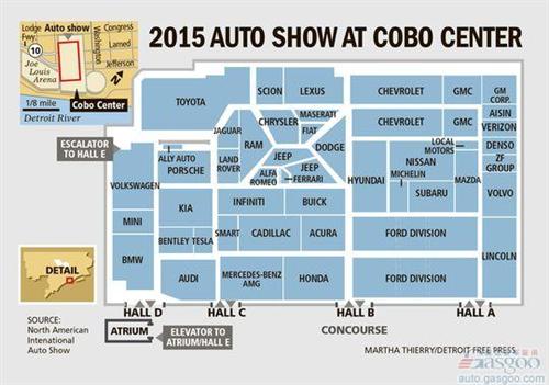 2015年底特律车展首发新车一览：概念车量产车斗艳