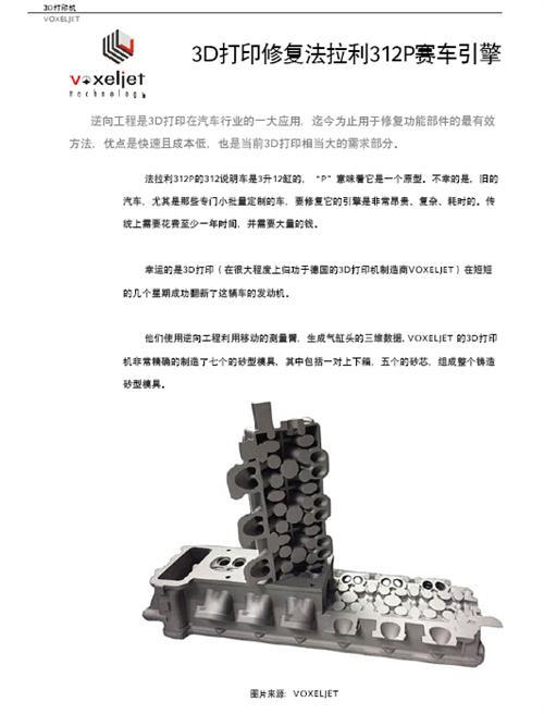 3D打印与汽车行业白皮书（下）