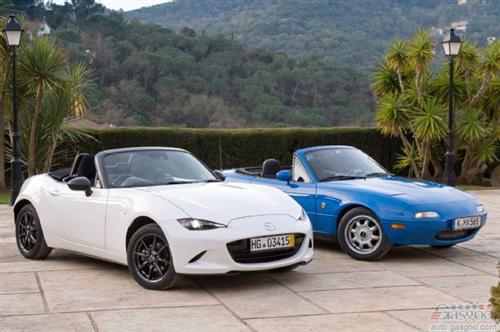 2016款马自达MX-5采用普利司通搏天族轮胎
