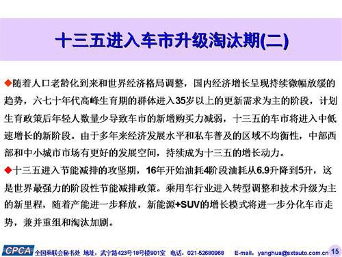 乘联会：2015年11月中国乘用车销量大涨24%