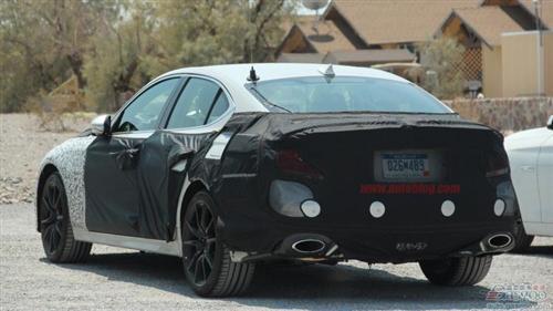 现代捷恩斯G70谍照曝光 或搭载LAMBDA 3.3 V6 T-GDI