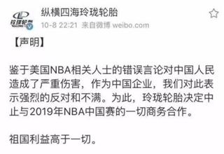 合作进展，NBA事件,玲珑轮胎