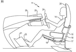 黑科技，前瞻技术，自动驾驶，保时捷专利,保时捷驾驶座专利，保时捷驾驶座，保时捷自动驾驶，汽车新技术