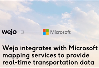 Wejo,微软，实时交通数据，微软地图服务