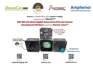 Leopard Imaging、Axonne和Amphenol将展示多千兆汽车以太网摄像头开发模块