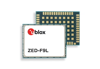 u-blox推出最新汽车定制模块u-blox ZED-F9L