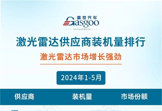 2024年1-5月智能驾驶供应商装机量排行榜：国产厂商多领域发力，市场份额持续攀升