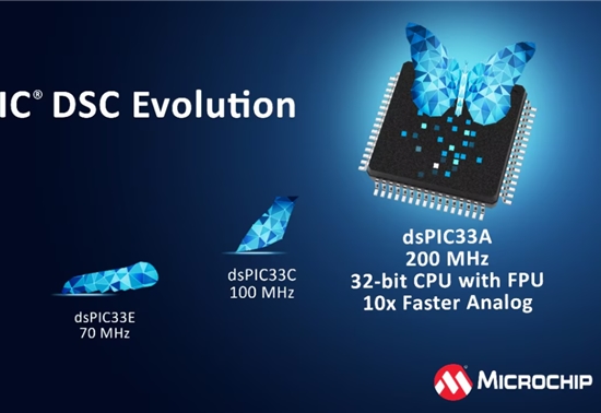 Microchip推出dsPIC®数字信号控制器系列新内核 提高实时控制的精度