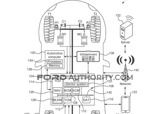 福特汽车申请新专利 或将配备轮胎监测系统