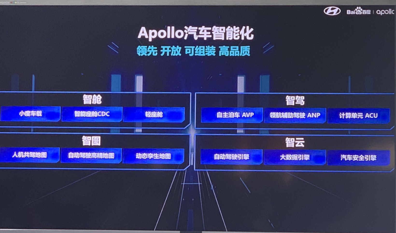 百度Apollo与北京现代合作进一步深化 库斯途也搭载了智能网联3.0系统