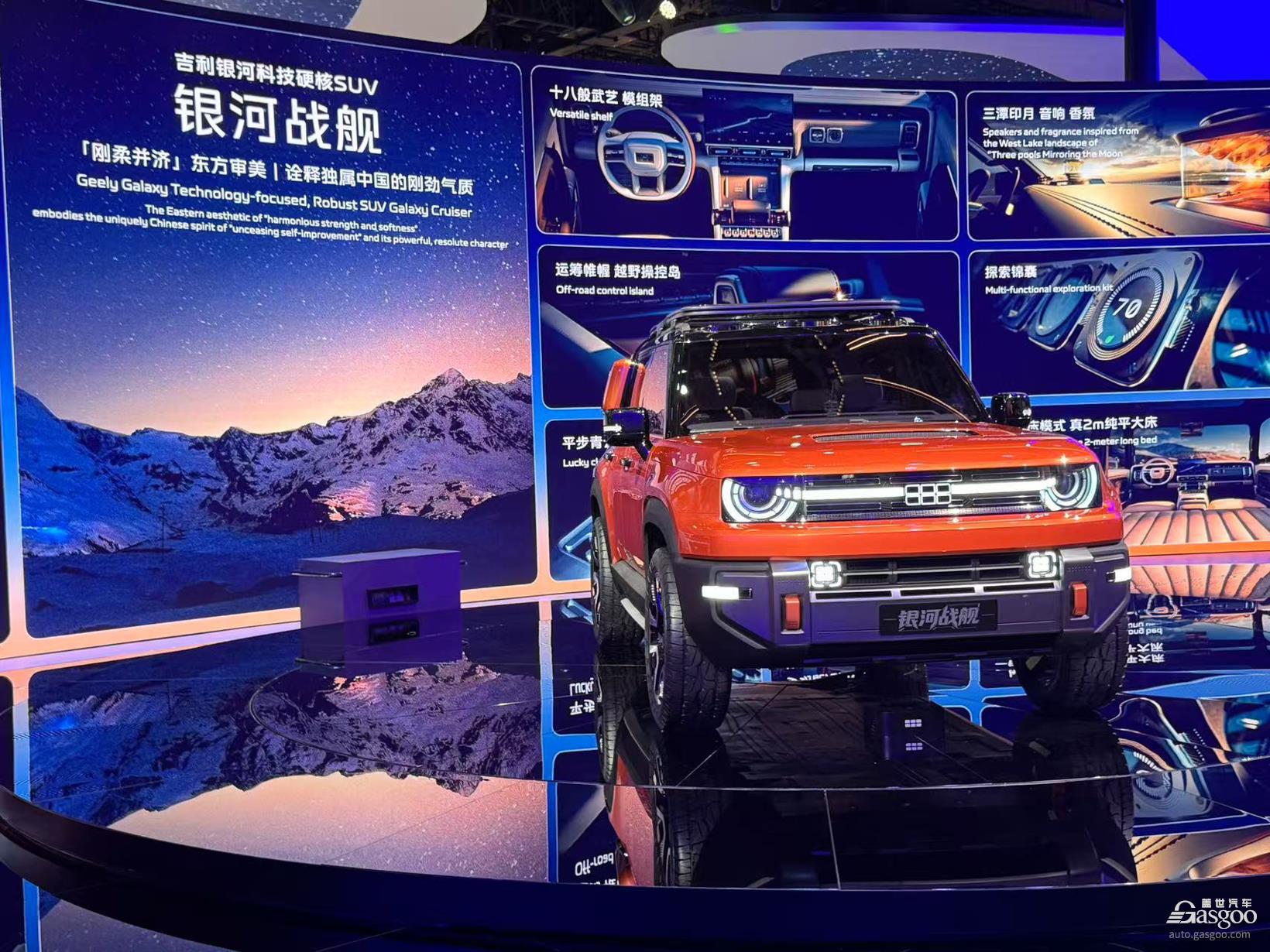 2025上海车展：吉利整合电池业务，首发硬核科技SUV