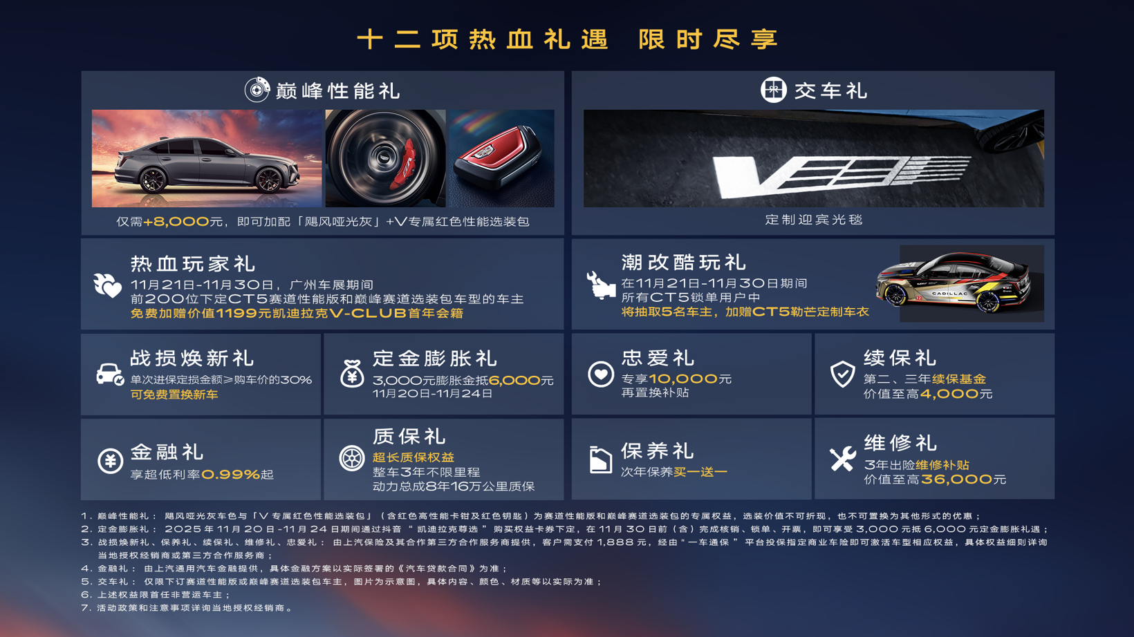 【2025广州车展】凯迪拉克CT5推“战损焕新”，车损三成直接换新