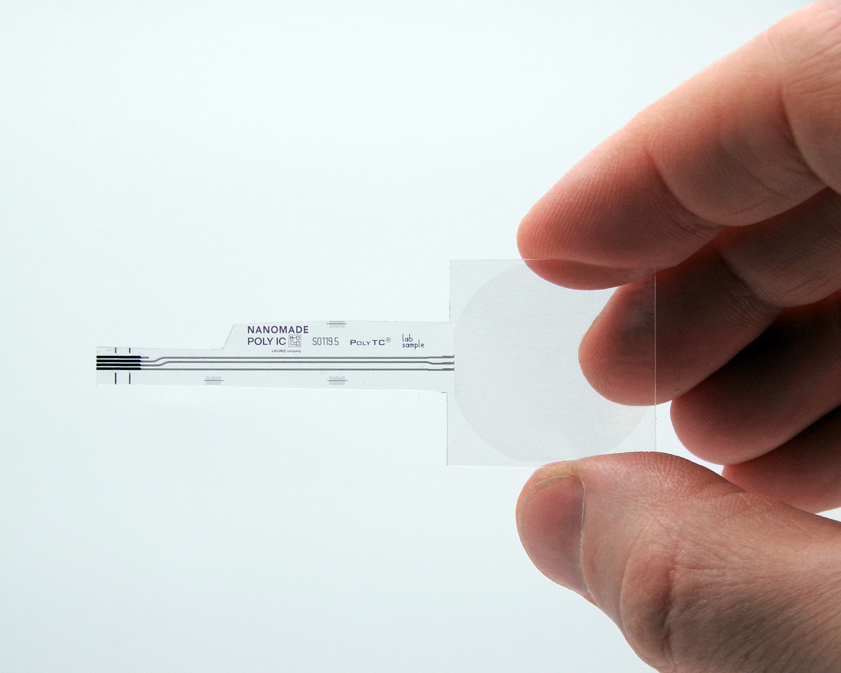 全球首款! PolyIC和Nanomade联合推出透明的触控与压力传感器