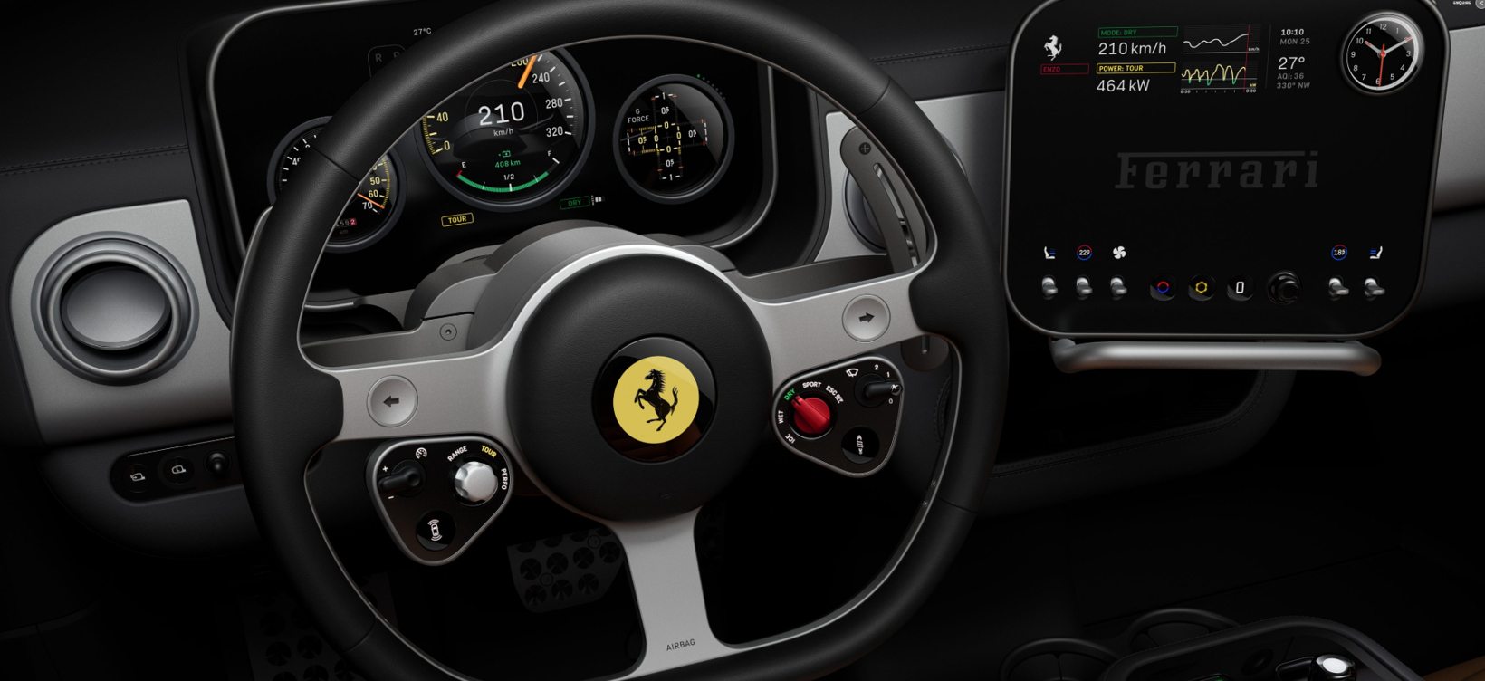 传法拉利首款纯电动超跑定价约55万欧元