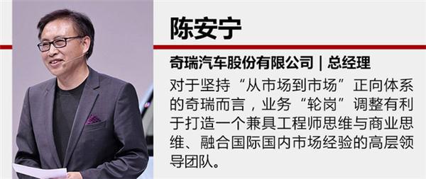 奇瑞人事調(diào)整