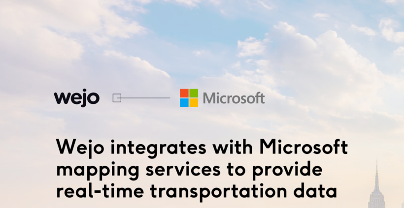Wejo与微软扩展合作 将实时交通数据与微软地图服务集成