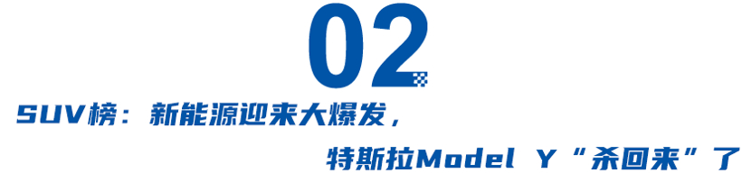 3月销量榜：合资车被挤出前三，Model Y狂卖5万台！