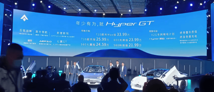 竞争对手直指Model 3，Hyper GT七翼版预售24.59万！