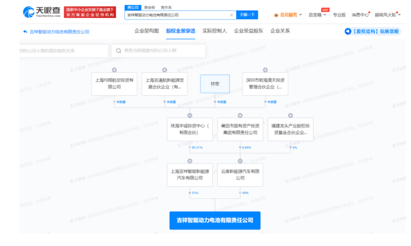 云度汽车成立动力电池公司